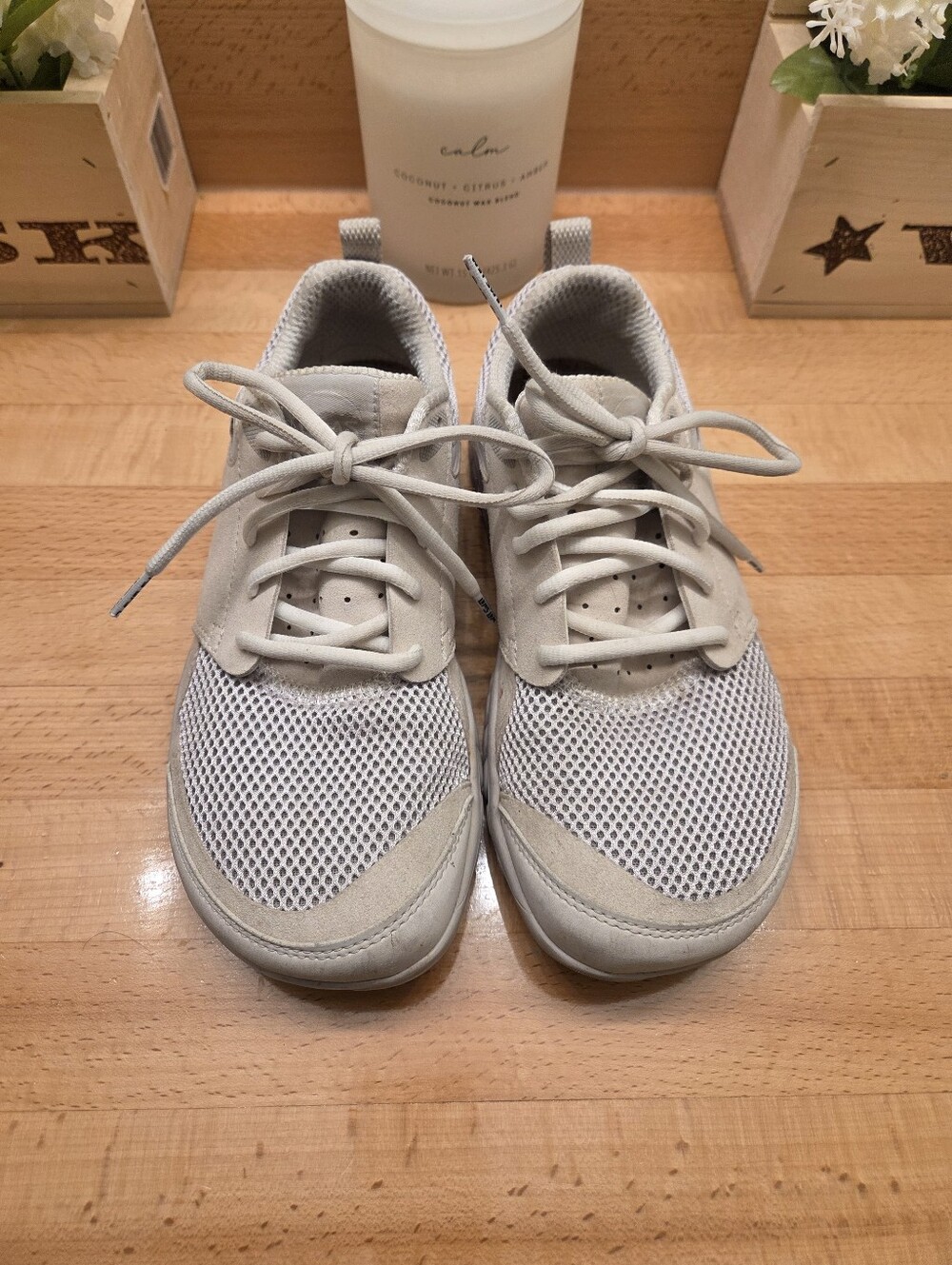 Lems Primal Zen Sneakers White Sand  Vegan Comfort Shoes Womens Size 9 - Picture 2 of 10